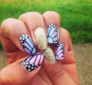 butterfly nail